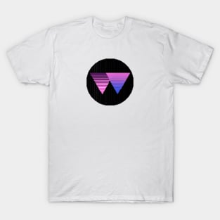 Lo-fi Pixel Triangles T-Shirt